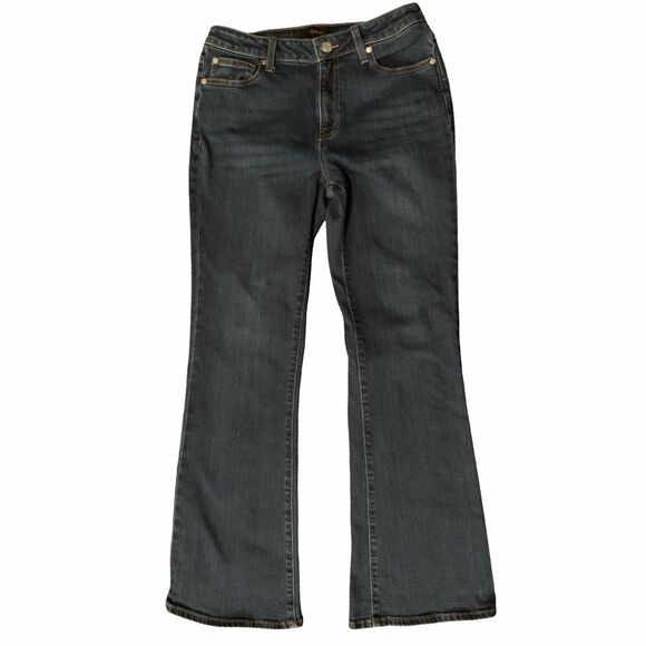 Quince Denim - Quince Luna Stretch Flare Jeans Womens size 29 Midnight Blue W/30" Inseam